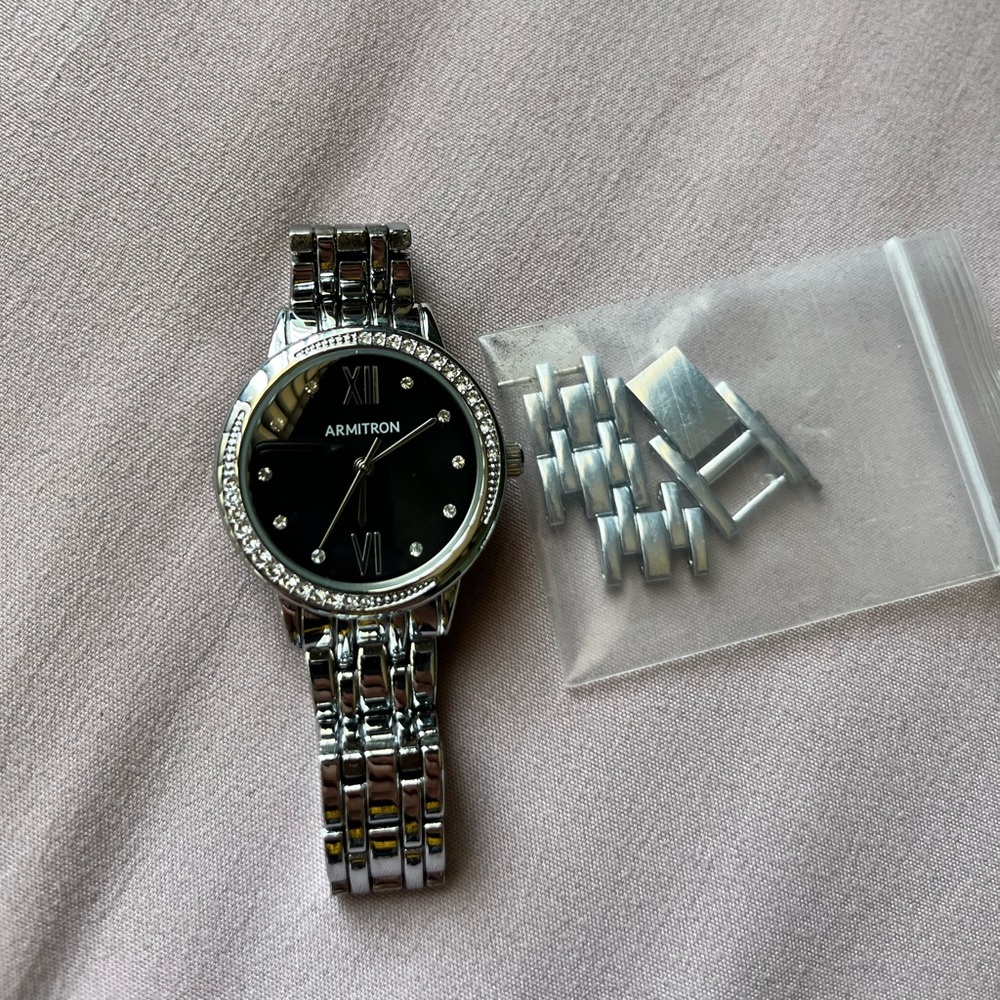 silver women’s watch